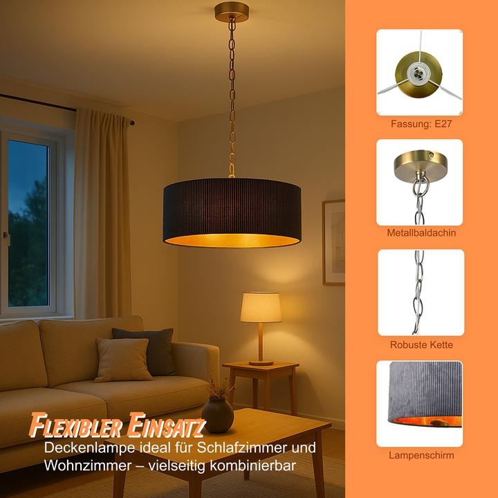 Produktbild Relaxdays Hängelampe (E27)