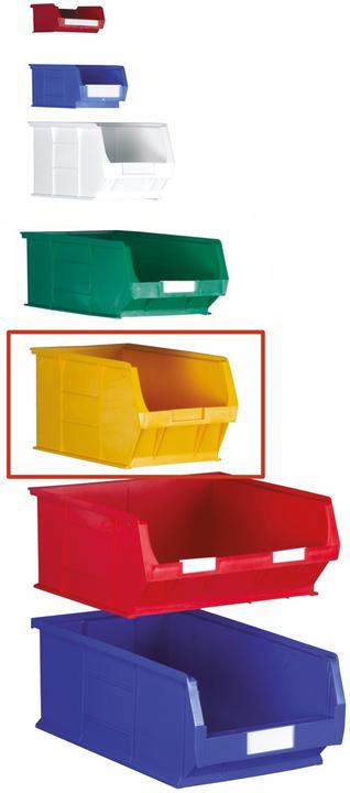 Actual product image RS PRO Green polyprop storage bin,205x350x181mm