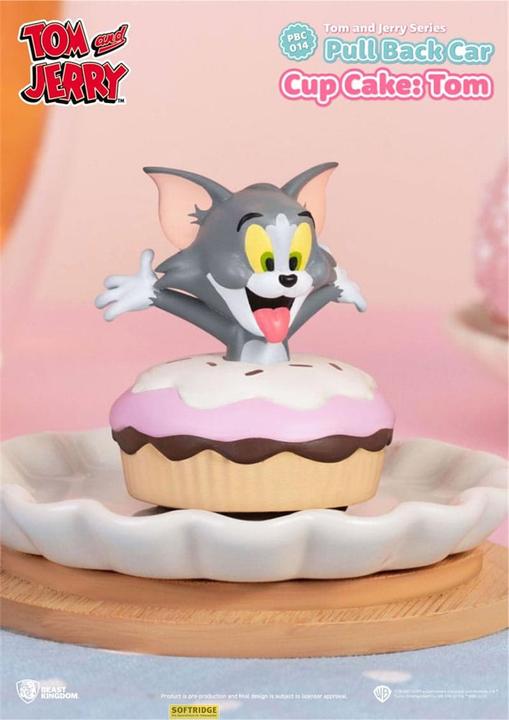 Actual product image Beast Kingdom Tom & Jerry Pull Back Cars Blind Box 6-Pack