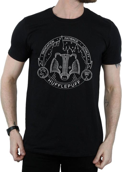 Immagine prodotto Maglietta uomo Hufflepuff Seal in cotone (XL)