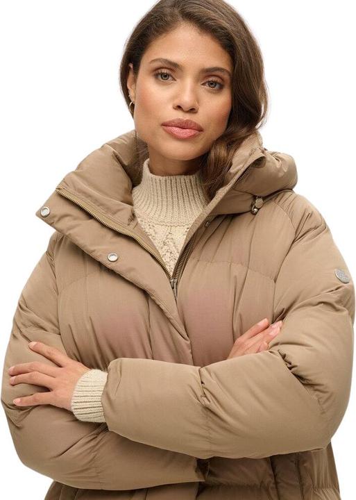Actual product image Superdry Longline Hooded Puffer Jacket