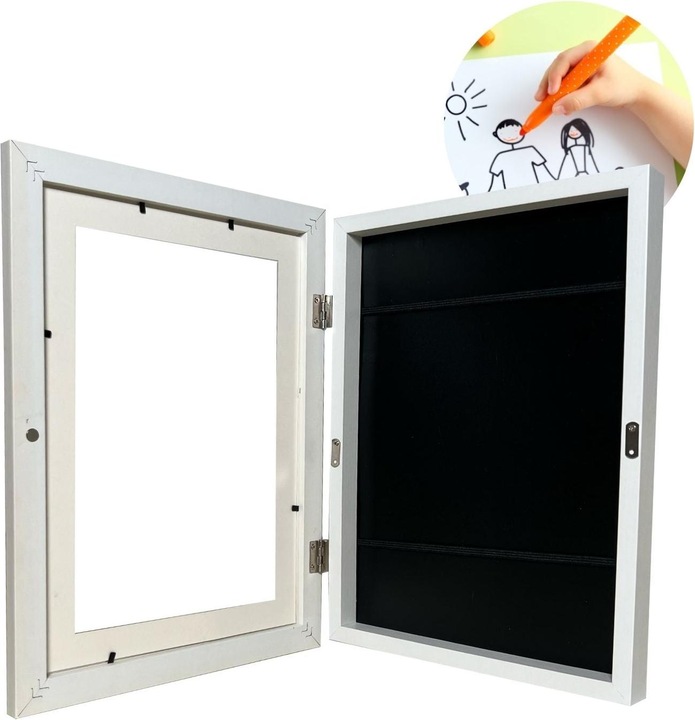 Produktbild Hermex Bilderrahmen Flip Fotorahmen A4 Kunstrahmen Bildhalter Wandrahmen (A4)