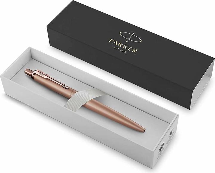 Actual product image Parker Pen Jotter black and white biros (Pink gold)
