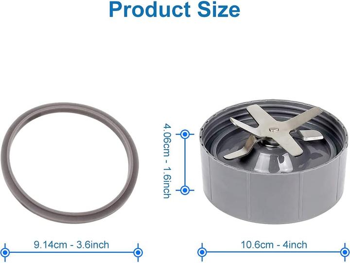 Produktbild Mmobiel Ersatz-Kreuzklingen für NutriBullet-Entsafter