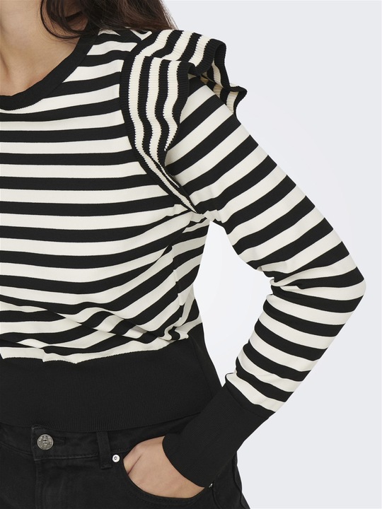 Produktbild Only Gestreifter Strickoberteil (XS)