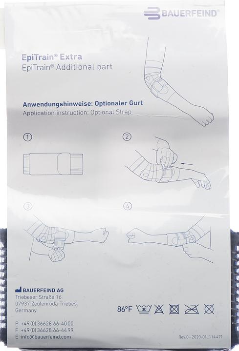 Actual product image Bauerfeind Gurt Grösse 2 titan (2)