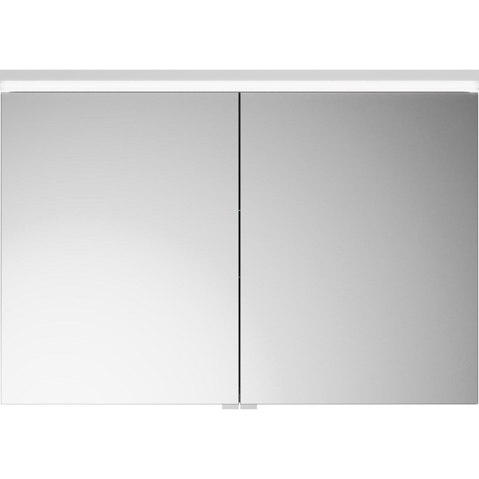 burgbad, Spiegelschrank, Lin20 Spiegelschrank LED-Beleuchtung,2 Türen, 1000x700x170mm