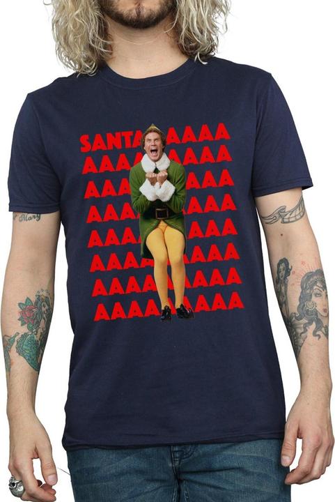 Immagine prodotto Elf Buddy Santa Scream Maglietta Uomo (S)