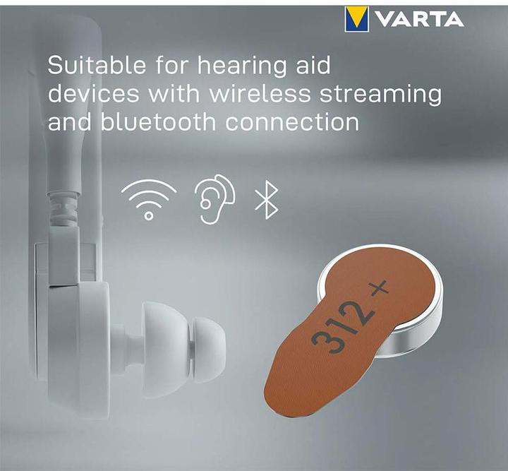 Actual product image Varta Hearing aid battery (8 pcs., A312, 180 mAh)