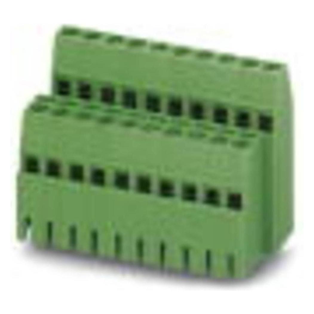 Phoenix Contact Verde Mk3ds 1,5/ 3-5,08-Bc Morsettiera A Vite 1,50 Mm² Numero Di Poli 3 50 Pezzi, Cavo + Spina Elettrica,