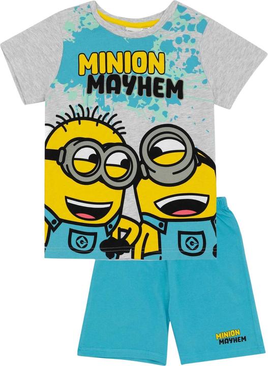 Actual product image Minions Boys Mayhem Short Pyjama Set (140)