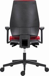 Produktbild Powerton ERGO SIMA Ergonomischer Bürostuhl, Rot (43 - 51 cm)