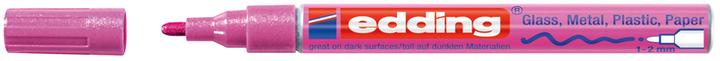 Productafbeelding Edding Glanzende lakmarker 751 (Roze Metallic, 2 mm, 10 x)