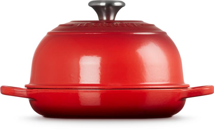 Produktbild Le Creuset Bräter für Brot 24cm kirschrot (Bräter + Schmortopf, Gusseisen, 24 x 14 cm)