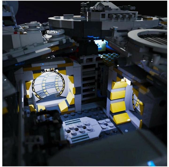 Actual product image Light my bricks LMB 2.0 LED light set for LEGO 75192 Star Wars UCS Millennium Falcon