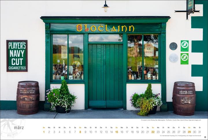Produktbild Irland Globetrotter Kalender 2026 - Von rauen Küsten und grünen Hügeln (58 x 39 cm)