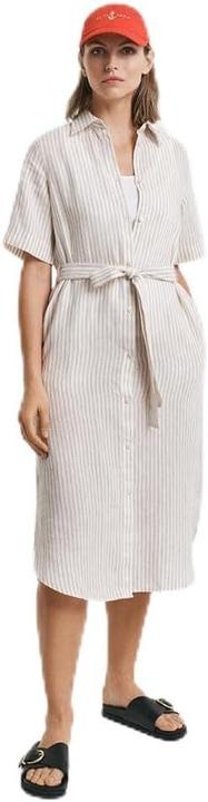 Produktbild GANT Liniertes Leinenhemdkleid (44)