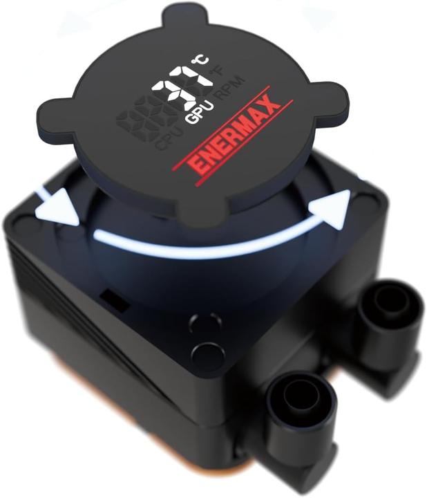 Actual product image Enermax liquid CPU Cooler LIQMAX IV Series 240mm AM5/LGA1851