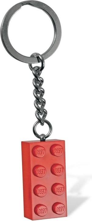 Produktbild LEGO Stein Schlüsselanhänger in Rot (850154)