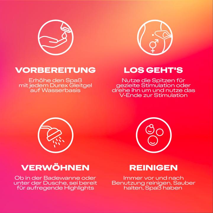 Actual product image Durex Play Ride & Tease Stimulator