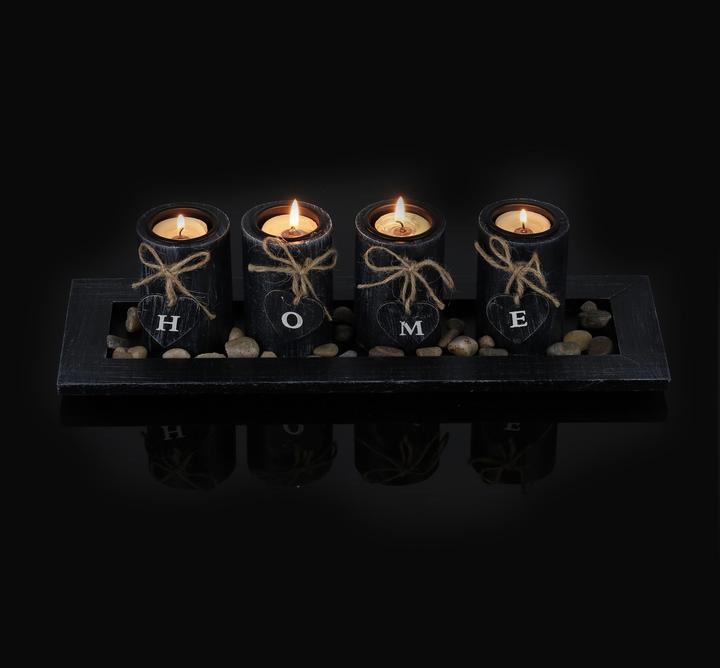 Actual product image Relaxdays Tealight holder (39.5 x 13 x 10.5 cm)