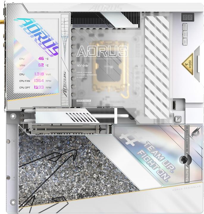Image du produit Gigabyte Z790 AORUS XTREME X ICE (LGA 1700, Intel Z790 Express, E-ATX)