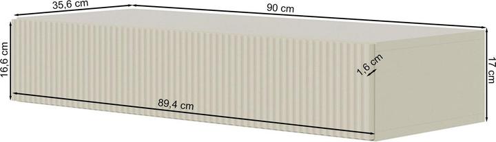Image du produit Selsey Veldio (90 x 35.60 x 17 cm)
