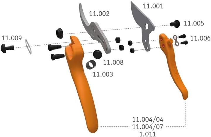Produktbild Löwe 11 Profi Gartenschere Bypass, Standardgriff