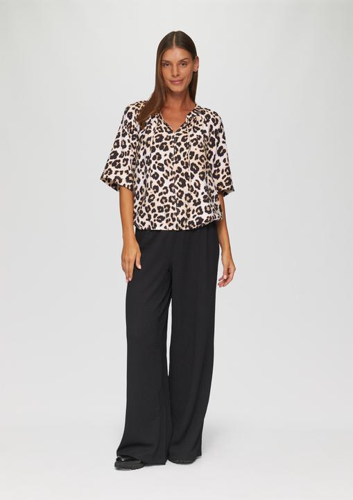 Immagine prodotto s.Oliver Bluse Strukturierte Bluse im O-Shape mit Raffdetails (36)