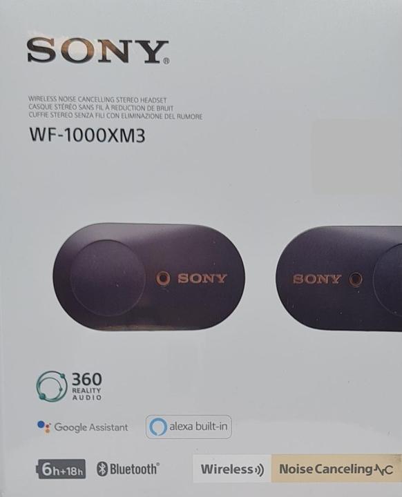 Image du produit Sony WF-1000XM3 (ANC, 8 h, Sans fil)