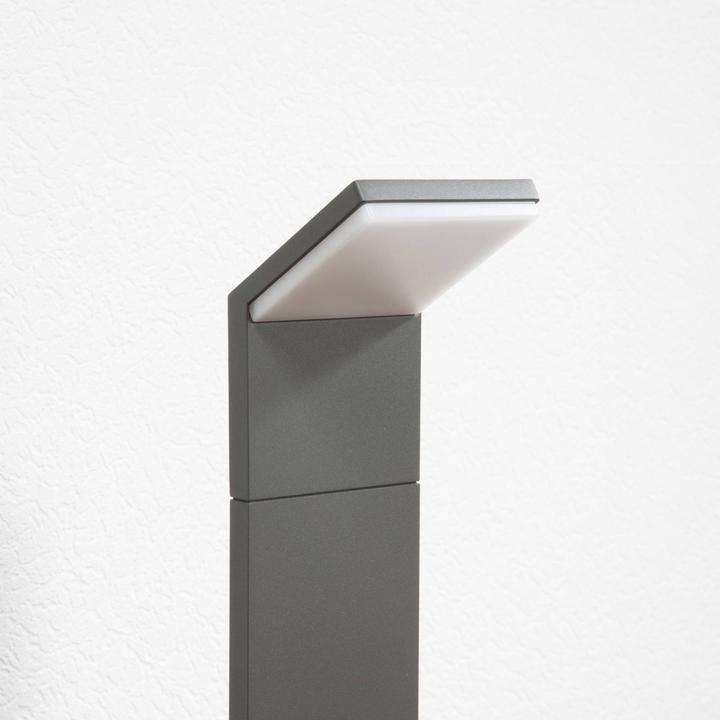 Actual product image Lucande Nevio LED garden light H100 Graphite (680 lm, IP54)