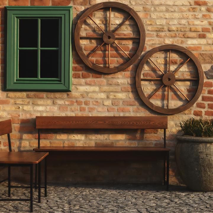 Produktbild Relaxdays Wagenrad