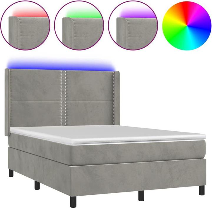 Produktbild vidaXL Boxspringbett (140 x 190 cm)