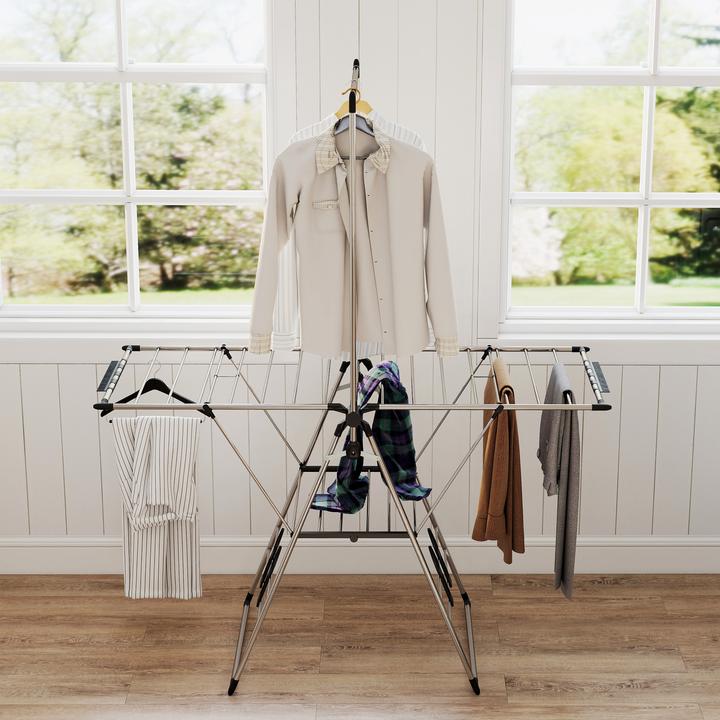 Produktbild Homcom Wäscheständer Edelstahl