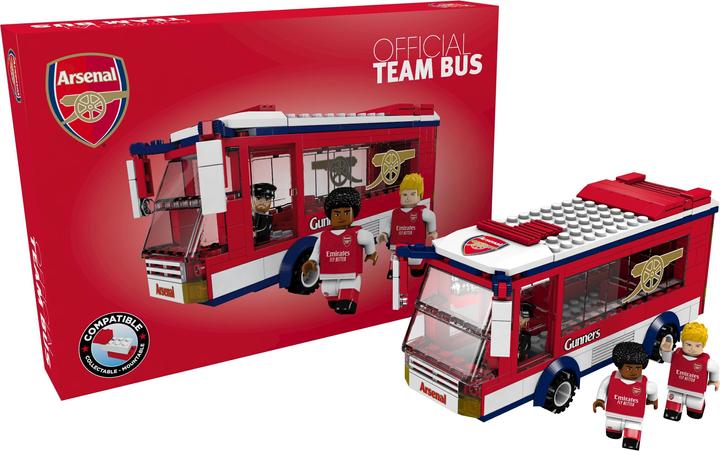 Nanostars Arsenal London FC Team Bus Clamp Building Blocks Kit 230