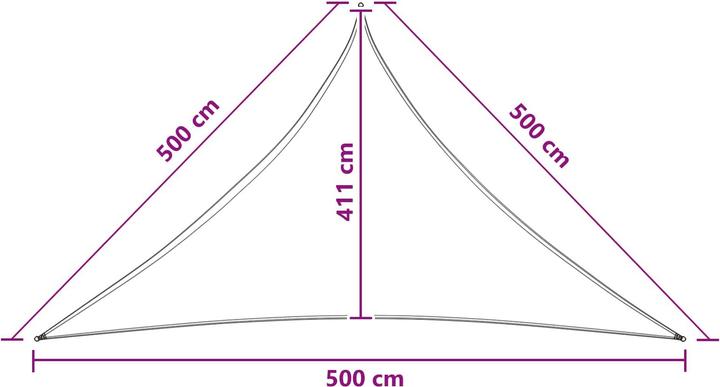 Produktbild vidaXL Sonnensegel (500 x 500 cm)