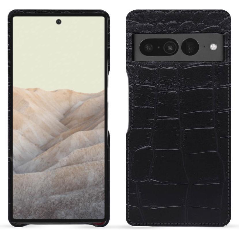 Noreve Lederschutzhülle (Google Pixel 7 Pro), Smartphone Hülle, Schwarz