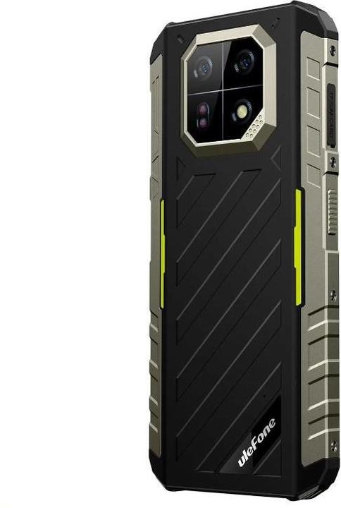 Actual product image Ulefone Smartphone Armor 22 8GB/128GB (etwas grünlich) ohne Ladegerät (128 GB, Black, Green, 6.58", Dual SIM, 4G)