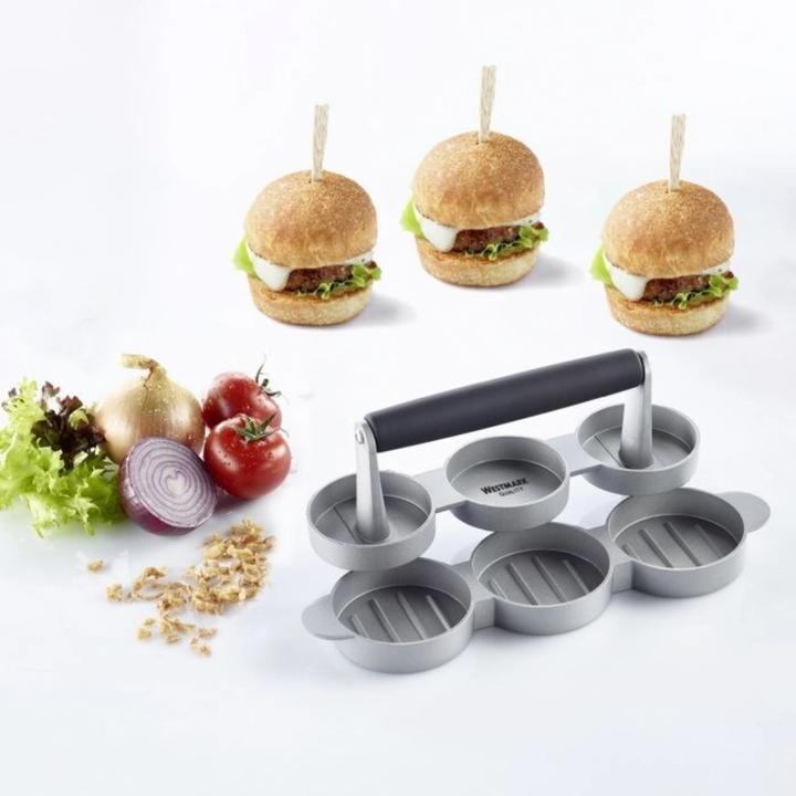 Produktbild Westmark Mini-Hamburgermaker 'Trio'