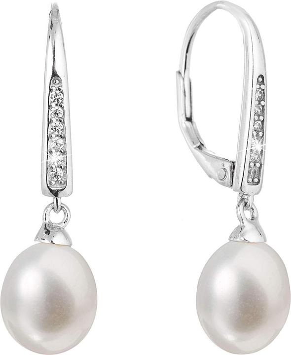 Immagine prodotto Evolution Group Incantevoli orecchini in argento con vere perle di fiume 21059.1 (L)