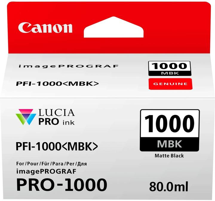 Energie-Label Canon Pfi-1000mbk (MBK)