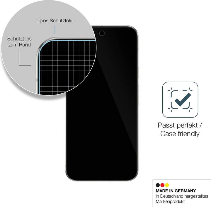 Actual product image Dipos Anti-Shock Screen Protector Clear (1 Piece, Google Pixel 9 Pro XL)
