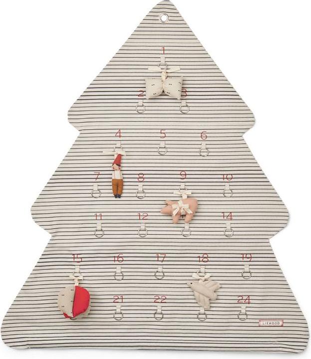 Liewood Advent Calendar Christmas Gift Calendar Natalie Stripes Sandy / Classic navy