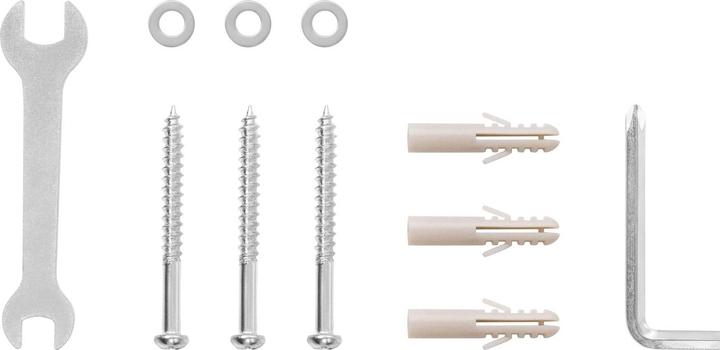Immagine prodotto Gymrex Basketballbrett mit Korb 91x61 cm wetterfest Basketballring Ø 42,5 cm Korbanlage