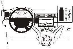 Image du produit Brodit ProClip Left mount - Support pour téléphone portable