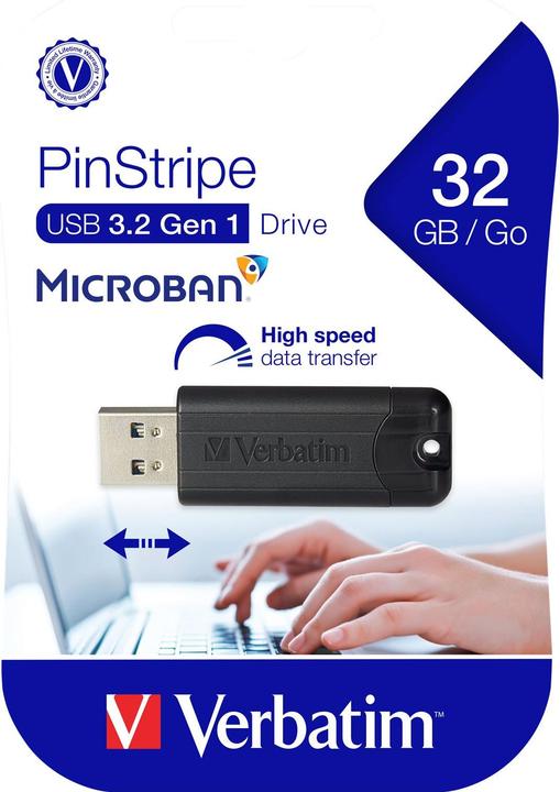 Image du produit Verbatim Store 'n' Go Pin Stripe (32 Go, USB-A)