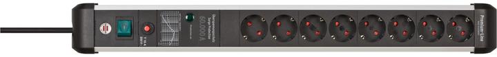 Produktbild Brennenstuhl Premium Protect-Line PDU, 8 sockets, 3m, Silver/gray, with switch and surge protecti...