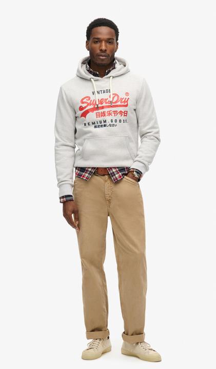 Produktbild Superdry Sweatshirt Casual Bequem sitzend Duo Vintage Logo Hoodie (L)