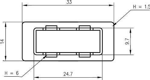 Actual product image Telegärtner Blind cover