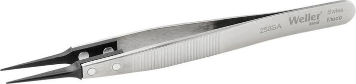 Actual product image Weller Erem Tweezers with pointed synthetic tips Precision tweezers stainless steel pointed / straight